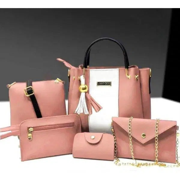 PU Leather Hand Bag Set