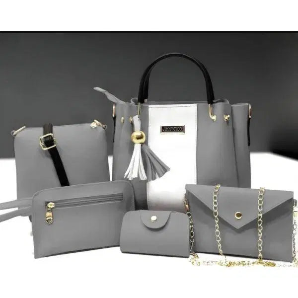 PU Leather Hand Bag Set